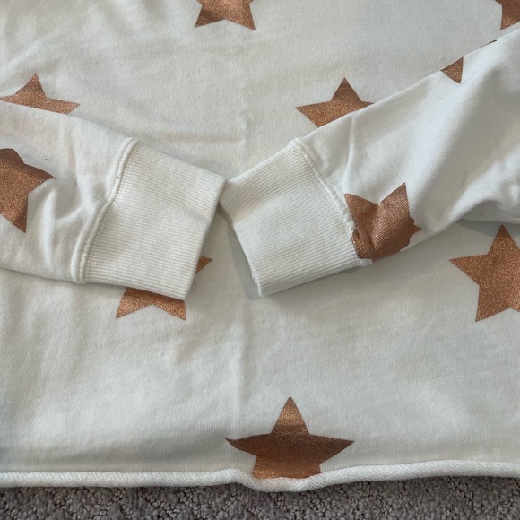 Spiritual Gangster Starry Mazzy Pullover Sweatshirt, Cropped, RoseGold Small - Picture 12 of 15